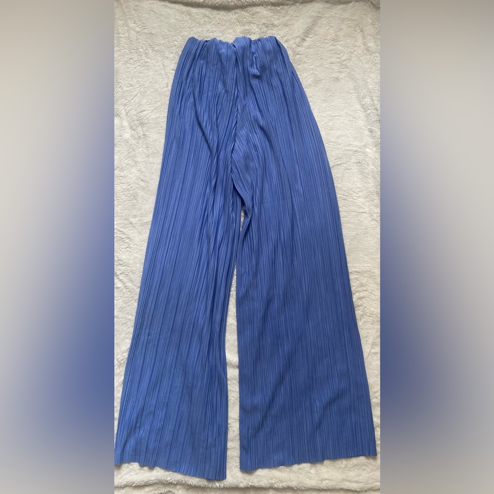 Primark Light Blue Gathered Waist Pants